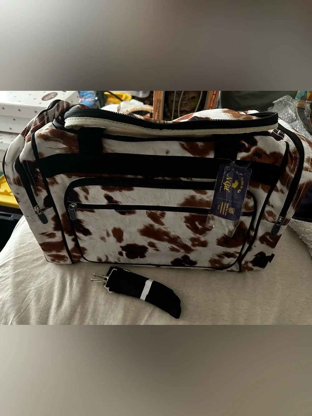 NGil Horse & Cowhide Duffel Bags